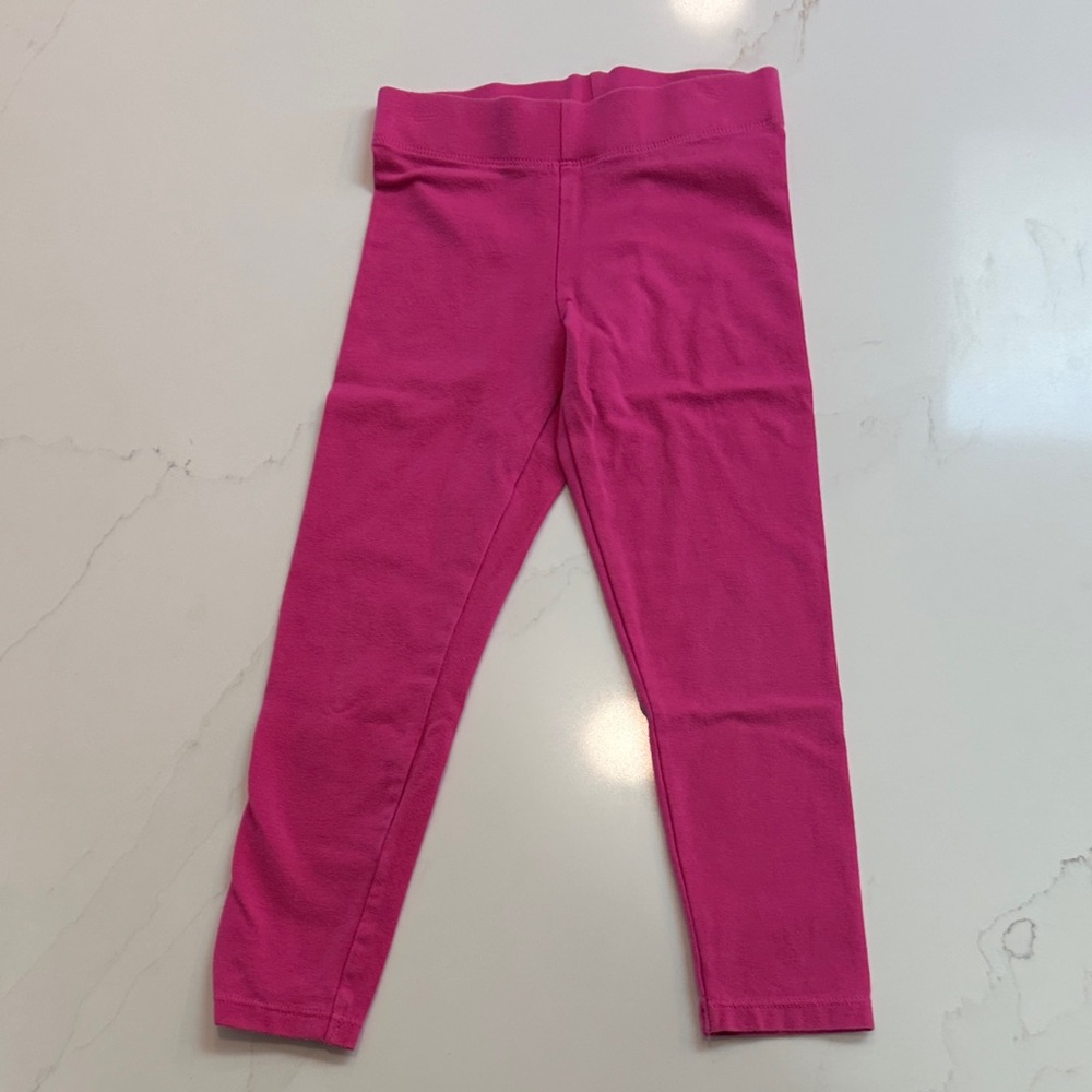Boden Vibrant Pink Kids Leggings size 5-6